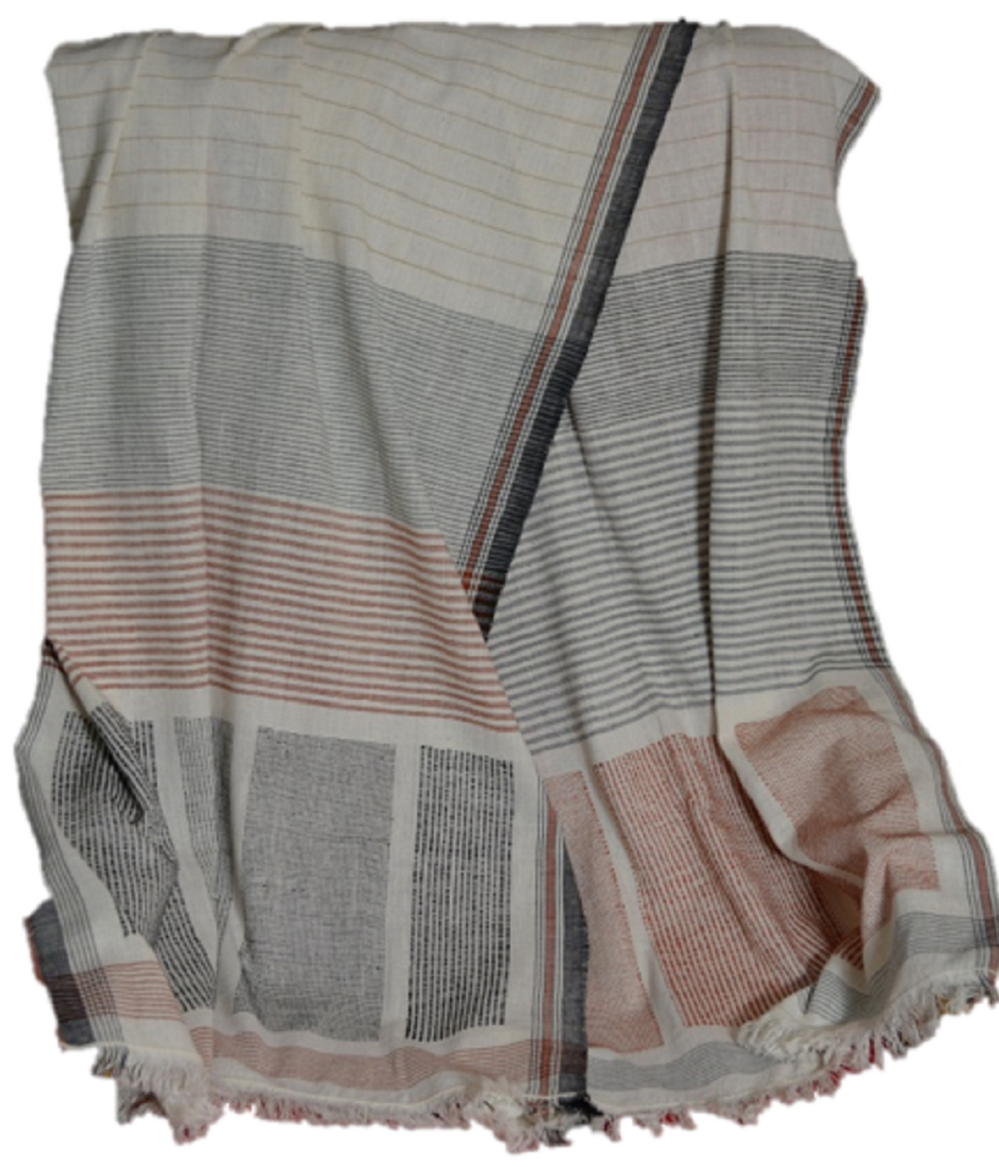 Handwoven Reversible Cotton Blanket